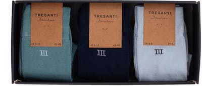 TRESANTI | ZOLA I Giftbox bamboe sokken 3 pcs | turquoise | Size 39/42