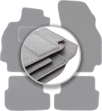 Automatten asgrijs voor: Renault Megane II hatchback (2002-2008)