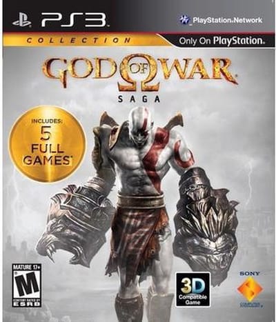 GOD OF WAR SAGA PS3 (1 +2 + 3+ ORIGINS I + II) - 5 volledige games