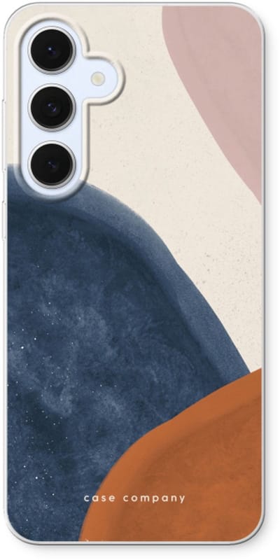 Case Company® - Hoesje geschikt voor Samsung Galaxy S24 FE hoesje - Geo #1 - Soft Cover Telefoonhoesje - Bescherming aan alle Kanten en Schermrand