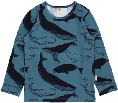 Walkiddy® Shirt “Whale Friends” – GOTS-gecertificeerd Biologisch Katoen | Comfort & Duurzaamheid voor Kinderen – 98