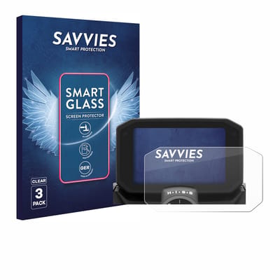 3 Stuks Savvies Screenprotector - geschikt voor Honda Hornet CB 750 2024 - beschermfolie glas transparant