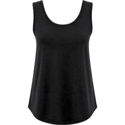 Casual U-Hals Katoenmix Tanktop