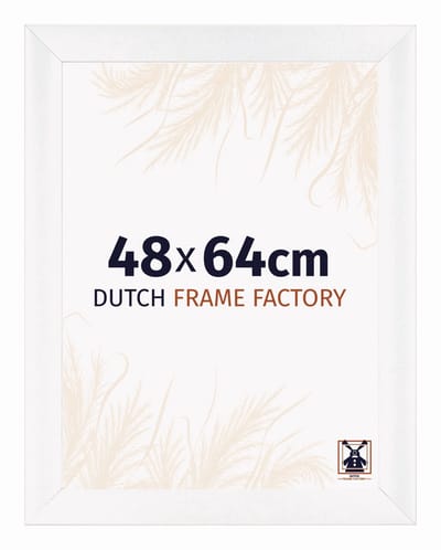 Fotolijst 48x64 cm - MDF - Wit Mat - Praag