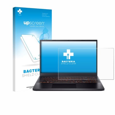 upscreen - Screenprotector voor Acer Nitro V 15 - Folie Beschermfolie transparant antibacterieel