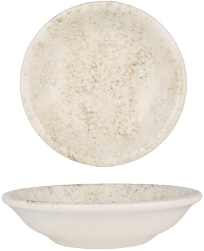 Bonna Serveerschaal - Nacrous - Porselein - 9 cm (50cc) - set van 2