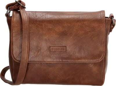 Beagles Murcia Schoudertas Dames - Crossbodytas met verstelbare schouderband - Tas van Imitatieleder met overslag - Bruin