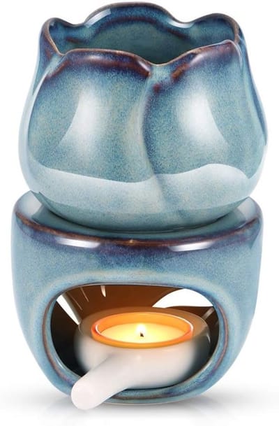 Aromatherapie Oven en Wax Melt Branders voor Essentiële Olie, Keramische Geurkaars Diffuser, Perfect voor Thuisdecoratie en Cadeaus voor Kerst of Huizenwarming