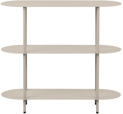House Nordic Wandkast Rieti - Metaal Zand 3-Planken - 90x31x81cm