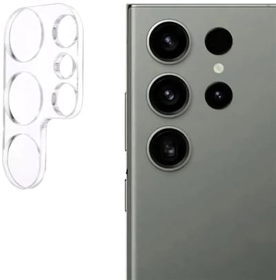 Camera lens Protector 2x Geschikt voor: Samsung Galaxy S25 Ultra - screen protector - glas - bescherm je camera - beschermglas - Transparant