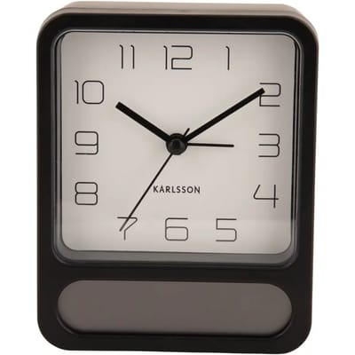 Karlsson Wekker Duo - Zwart - 9.7x4.5x12cm - Scandinavisch