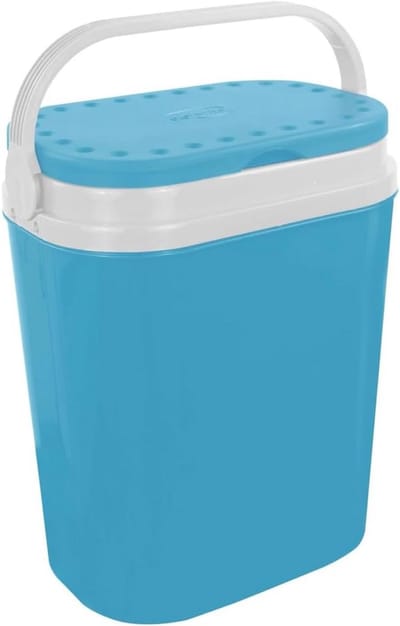 Passive Koelbox 12 Liter Blauw - Draagbaar & Isoleerend voor Picknick of Camping