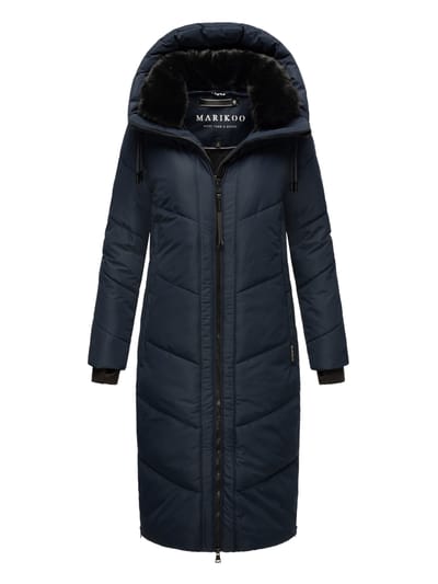 Marikoo Nadaree dames winterjas – lang, warm & met capuchon