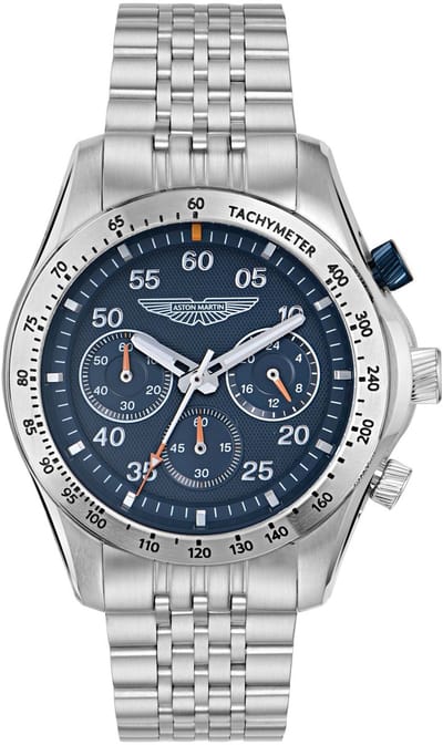 Aston Martin Aml Thrill SGT W MTRS1F503 Horloge - Staal - Zilverkleurig - Ø 42 mm