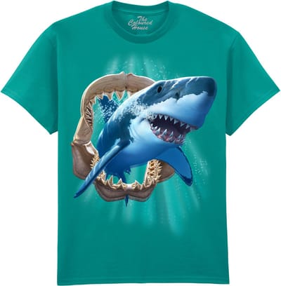 Haaien Shark Jaw The Coloured House T-shirt M