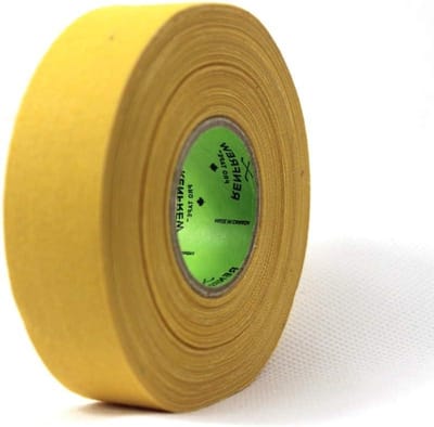 Hockey Tape - Racket Tape - Sport Grips - Vochtbestendig Weefsel - 24 mm x 25 m - Geel