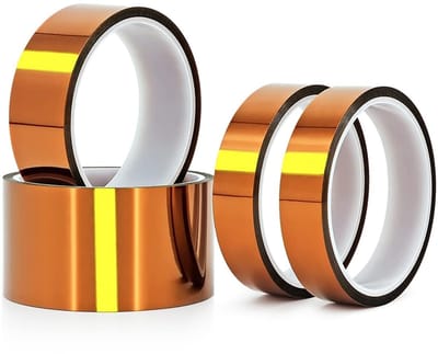 Dailygoods - 12mm x 33m Hittebestendige Tape - Polyimide Isolatietape voor 3D Printen en Lassen