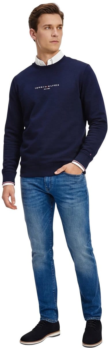 Tommy Hilfiger Tommy Logo Heren Tipped Sweatshirt