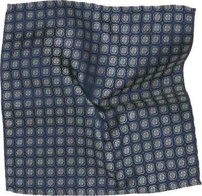 TRESANTI | SILVANO | Zijden pochet met bloemenPrint | groen
