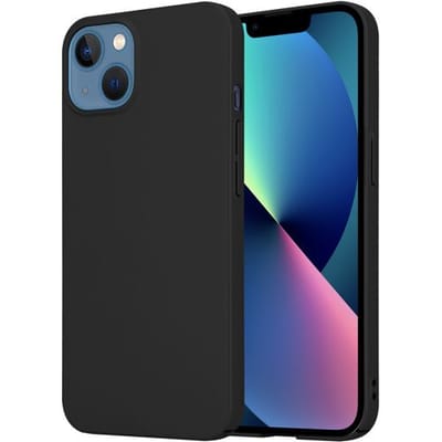 ShieldCase telefoonhoesje geschikt voor Apple iPhone 13 Mini ultra thin case - zwart - Dun hoesje - Ultra dunne case - Backcover hoesje - Shockproof dun hoesje