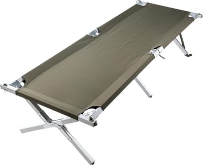 Veldbed voor Volwassenen - 210x65cm - Bruin - Stevig en Duurzaam