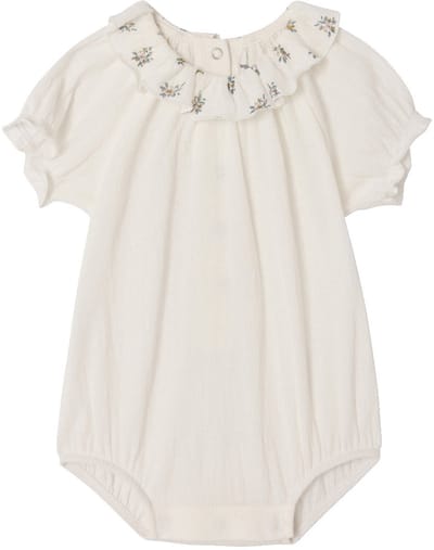 Vertbaudet Body baby met korte pofmouwen