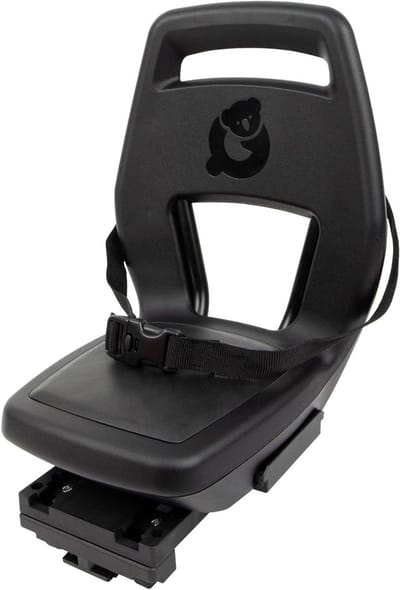 Kinderzitje Fiets - Junior Zitje - Veilig Vervoer - MIK HD Montage - Tot 27 kg - Midnight Black