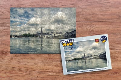 Puzzel Water - Maastricht - Wolken - Legpuzzel - Puzzel 500 stukjes