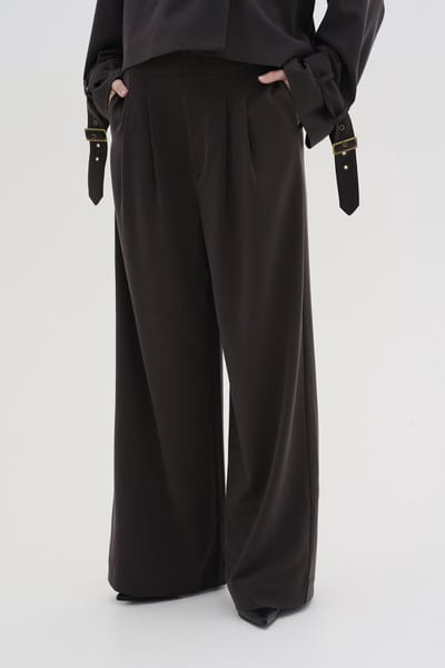 My Essential Wardrobe Sillemw High Pant Broeken Dames - Grijs - Maat 36