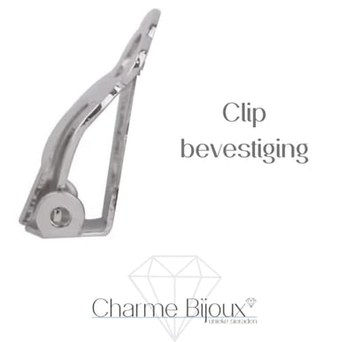Clip Oorbellen Flo Kleurrijk 2.5 cm blauw- geen gaatjes- Charme Bijoux