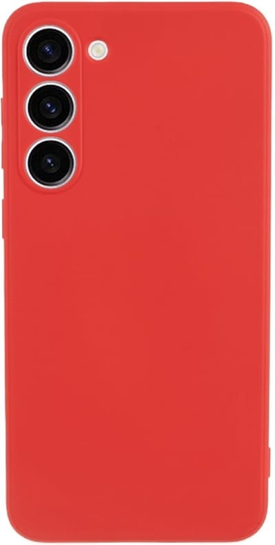 Coverup Hoesje - Geschikt voor Samsung Galaxy S23 Hoesje - Coverup Colour TPU Back Cover - Cadmium Red