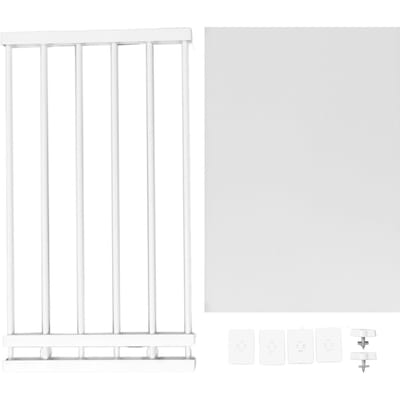 Étagère à tringle à tension Longueur réglable Gain de place Sans clou Extensible Étagère de placard pour armoire 75?120cm / 29.5?47.2in Length