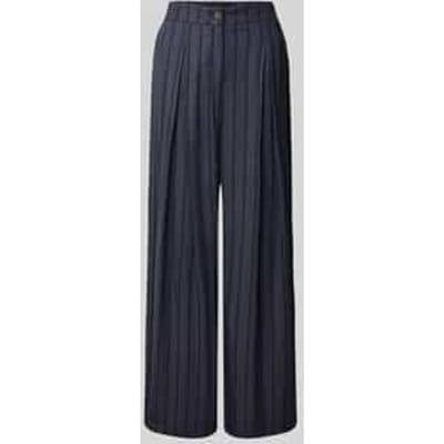 Wijde broek van pure viscose