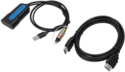 Geluidsextractor - ARC Converter - Audio Upgraden - Hoge Bemonsteringsfrequentie - 24 bit 192kHz - Zwart
