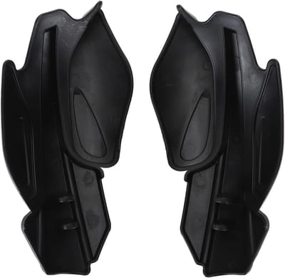 Handkappen Set - Stuurkappen - Quad Rijden - Slagvast Polyethyleen - 2 Stuks - Zwart