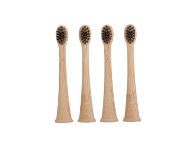 Philips Sonicare Bamboe Actief Houtskool Opzetborstels voor Kinderen - 8 cm - 4 Borstels