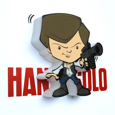 Mini-lamp 3D Light FX Hans Solo 3D