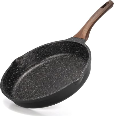 SNJY® Hapjespan Inductie - Partypan - Snackpan - 24 cm - Zwart