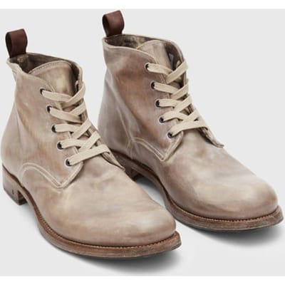 John Varvatos Rivington Ankle Lace Boot Hemp Maat: 9.5 | Laarzen Outlet | Heren | Beige