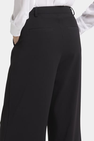 Brede Pantalon Zwart | Zwart