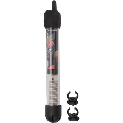 Aquariumverwarming Regelbaar IPX8 Waterdicht Dompelbaar Thermostaatverwarming met Zuignappen voor Vissen black