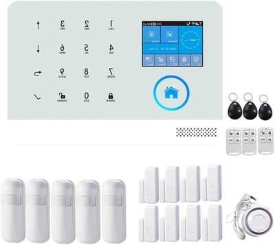 Alarmsysteem - Beveiligingssysteem Huis - Woning Beveiligen - Wifi GSM Connectiviteit - 185x125x14.7MM - Set-G