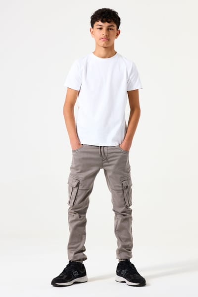 GARCIA Jongens Regular Fit Broek Gray