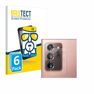 Screenprotector 6 Stuks voor Samsung Galaxy Note 20 Ultra 5G (ALLEEN Camera Lens) Beschermglas transparant
