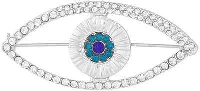 Elegant Alloy Brooches in Silver & Gold