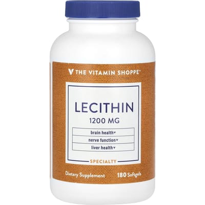 The Vitamin Shoppe, lécithine, 1 200 mg, 180 capsules molles