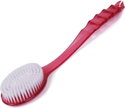 Roze Bad Borstel - Rugborstel Doucheborstel - Lichaamsreiniging - Lange Ergonomische Steel - Niet gespecificeerd - Roze