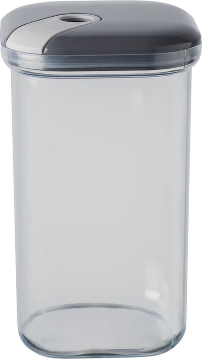 Omada - Pull Box Voorraadpot 1,5 liter - Polypropyleen - Grijs -