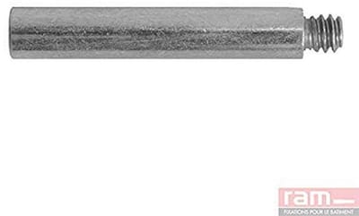 Verlenging voor Schroeven van Verzinkt Staal, 10 mm, Grijs, 100 Stuks