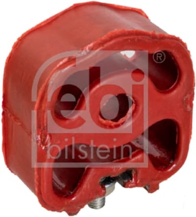 Uitlaatpijp Houder - Ondersteuning Uitlaat - Vastzetten Uitlaat - Duurzaam EPDM Rubber - 5.5 cm Lengte - Rood